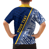 Nauru Independence Day Family Matching Off Shoulder Maxi Dress and Hawaiian Shirt Repubrikin Naoero Gods Will First LT01 - Polynesian Pride