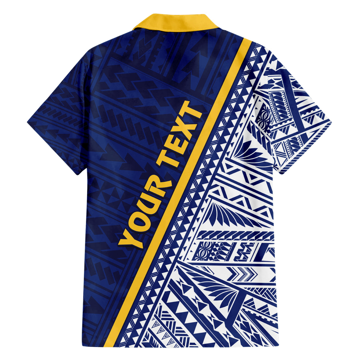 Nauru Independence Day Family Matching Short Sleeve Bodycon Dress and Hawaiian Shirt Repubrikin Naoero Gods Will First LT01 - Polynesian Pride