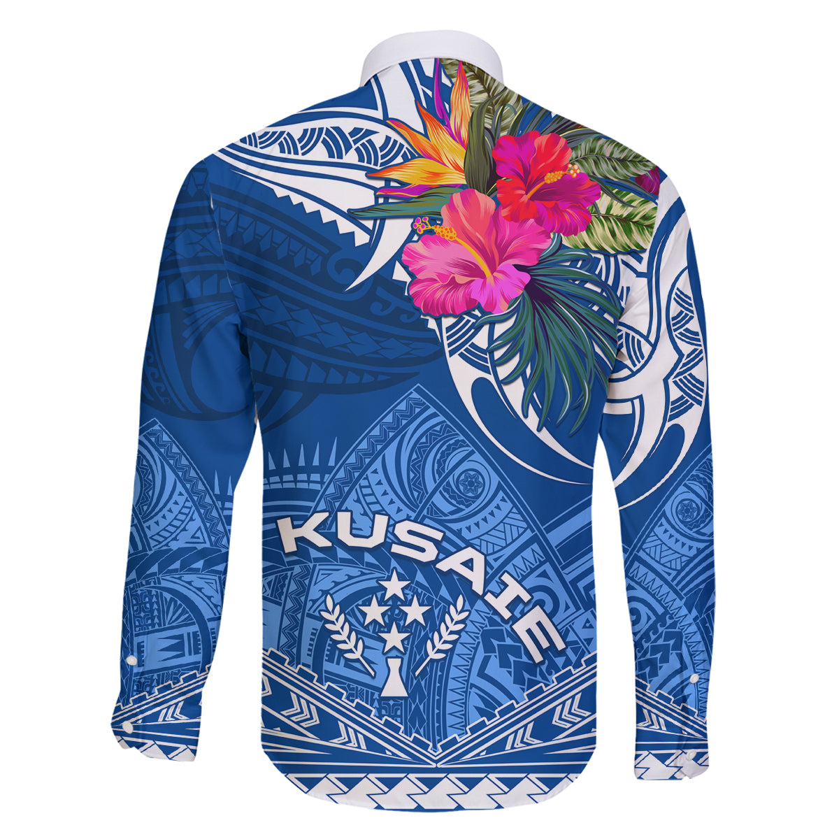 Kosrae Constitution Day Family Matching Long Sleeve Bodycon Dress and Hawaiian Shirt Kusaie Special Style LT01 - Polynesian Pride