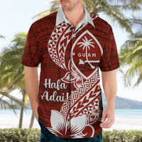 Hafa Adai Guam Hawaiian Shirt Polynesian Floral Red Pattern LT01 - Polynesian Pride