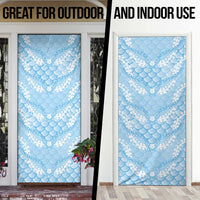 Baby Blue Mermaid Puakenikeni Maile Lei Door Cover