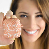 Apricot Mermaid Puakenikeni Maile Lei AirPods Case