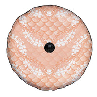 Apricot Mermaid Puakenikeni Maile Lei Spare Tire Cover LT01 - Polynesian Pride