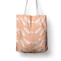 Apricot Mermaid Puakenikeni Maile Lei Tote Bag