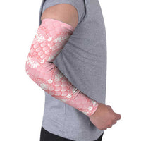 Soft Pink Mermaid Puakenikeni Maile Lei Arm Sleeves