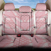 Soft Pink Mermaid Puakenikeni Maile Lei Back Car Seat Cover