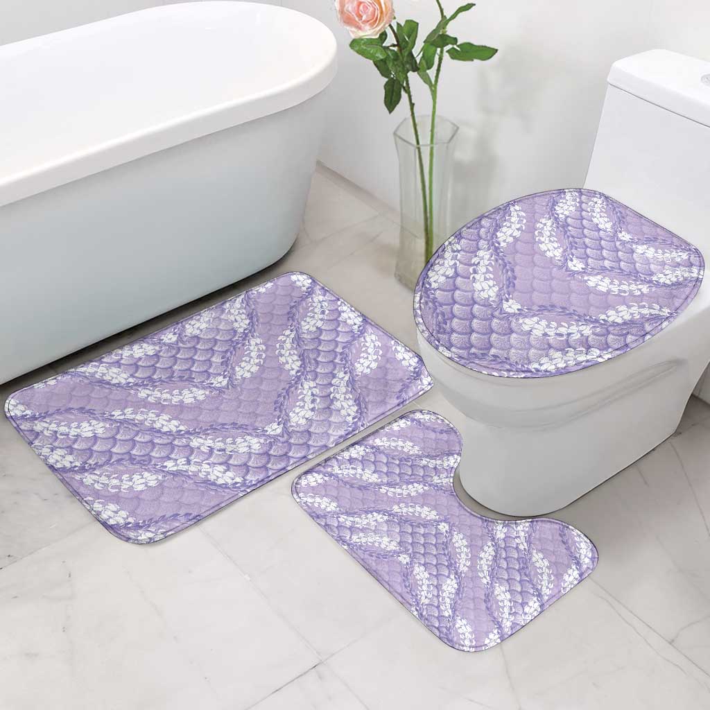 Lilac Mermaid Puakenikeni Maile Lei Bathroom Set