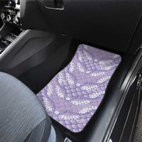 Lilac Mermaid Puakenikeni Maile Lei Car Mats