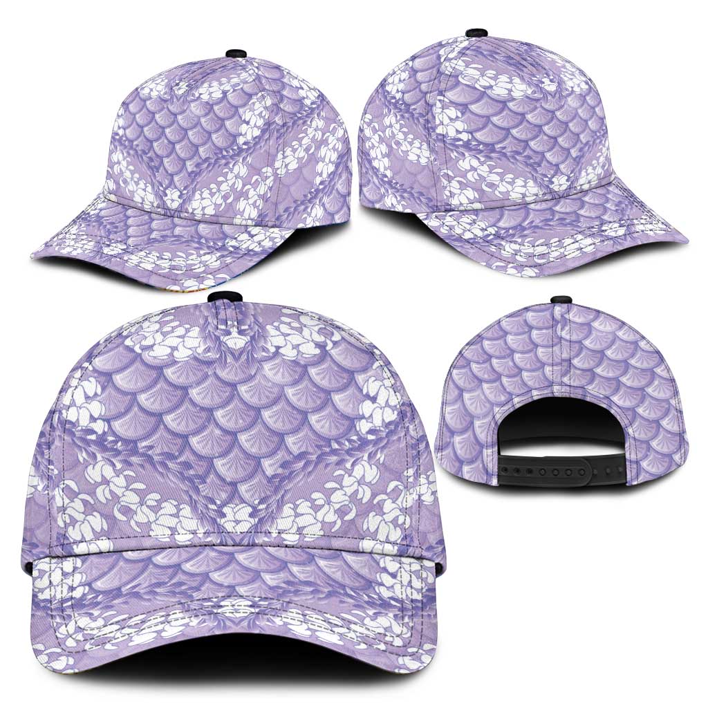 Lilac Mermaid Puakenikeni Maile Lei Classic Cap