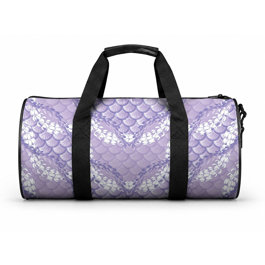 Lilac Mermaid Puakenikeni Maile Lei Duffle Bag LT01 One size Purple - Polynesian Pride