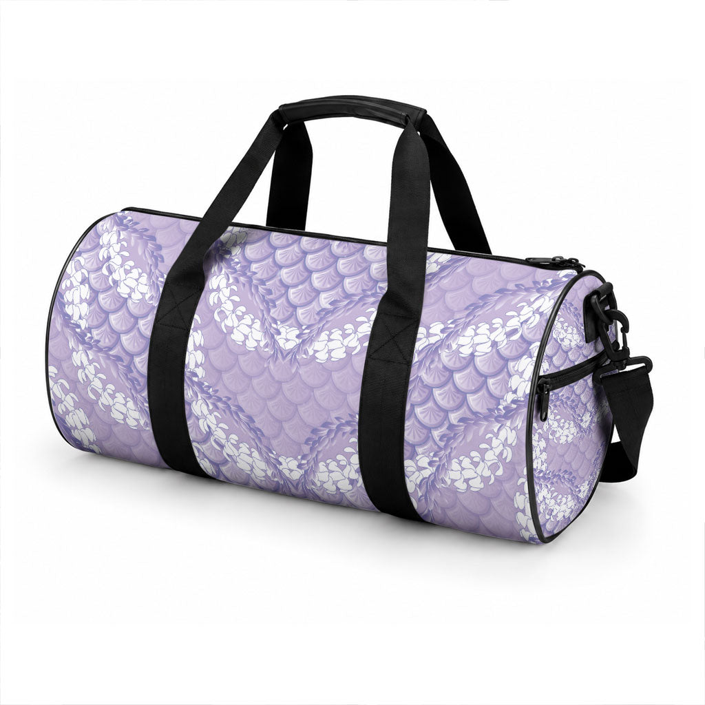 Lilac Mermaid Puakenikeni Maile Lei Duffle Bag LT01 - Polynesian Pride
