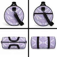 Lilac Mermaid Puakenikeni Maile Lei Duffle Bag LT01 - Polynesian Pride