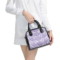 Lilac Mermaid Puakenikeni Maile Lei Shoulder Handbag