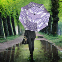 Lilac Mermaid Puakenikeni Maile Lei Umbrella