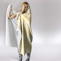 Pastel Yellow Mermaid Puakenikeni Maile Lei Hooded Blanket LT01 - Polynesian Pride