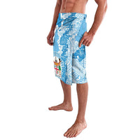 Personalised Fiji Day Lavalava Fijian Map Hibiscus Tapa Pattern LT01 - Polynesian Pride
