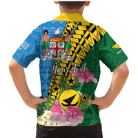 Personalised Malampa Fiji Day Family Matching Mermaid Dress and Hawaiian Shirt Tropical Tapa Pattern LT01 - Polynesian Pride