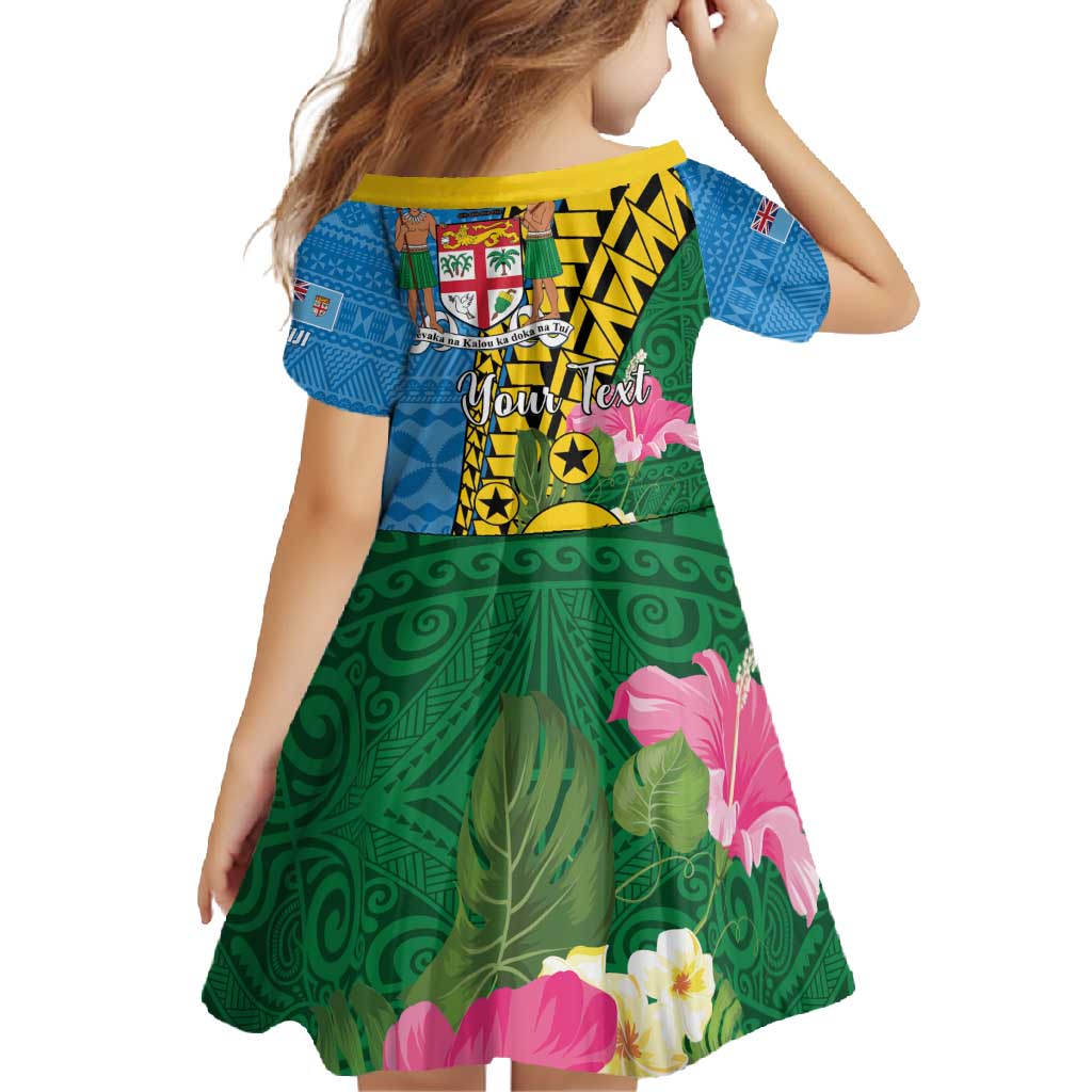 Personalised Malampa Fiji Day Family Matching Off Shoulder Maxi Dress and Hawaiian Shirt Tropical Tapa Pattern LT01 - Polynesian Pride
