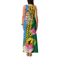 Personalised Malampa Fiji Day Family Matching Tank Maxi Dress and Hawaiian Shirt Tropical Tapa Pattern LT01 - Polynesian Pride