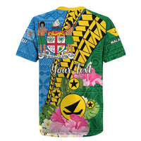 Personalised Malampa Fiji Day Rugby Jersey Tropical Tapa Pattern LT01 - Polynesian Pride