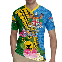 Personalised Malampa Fiji Day Rugby Jersey Tropical Tapa Pattern LT01 - Polynesian Pride