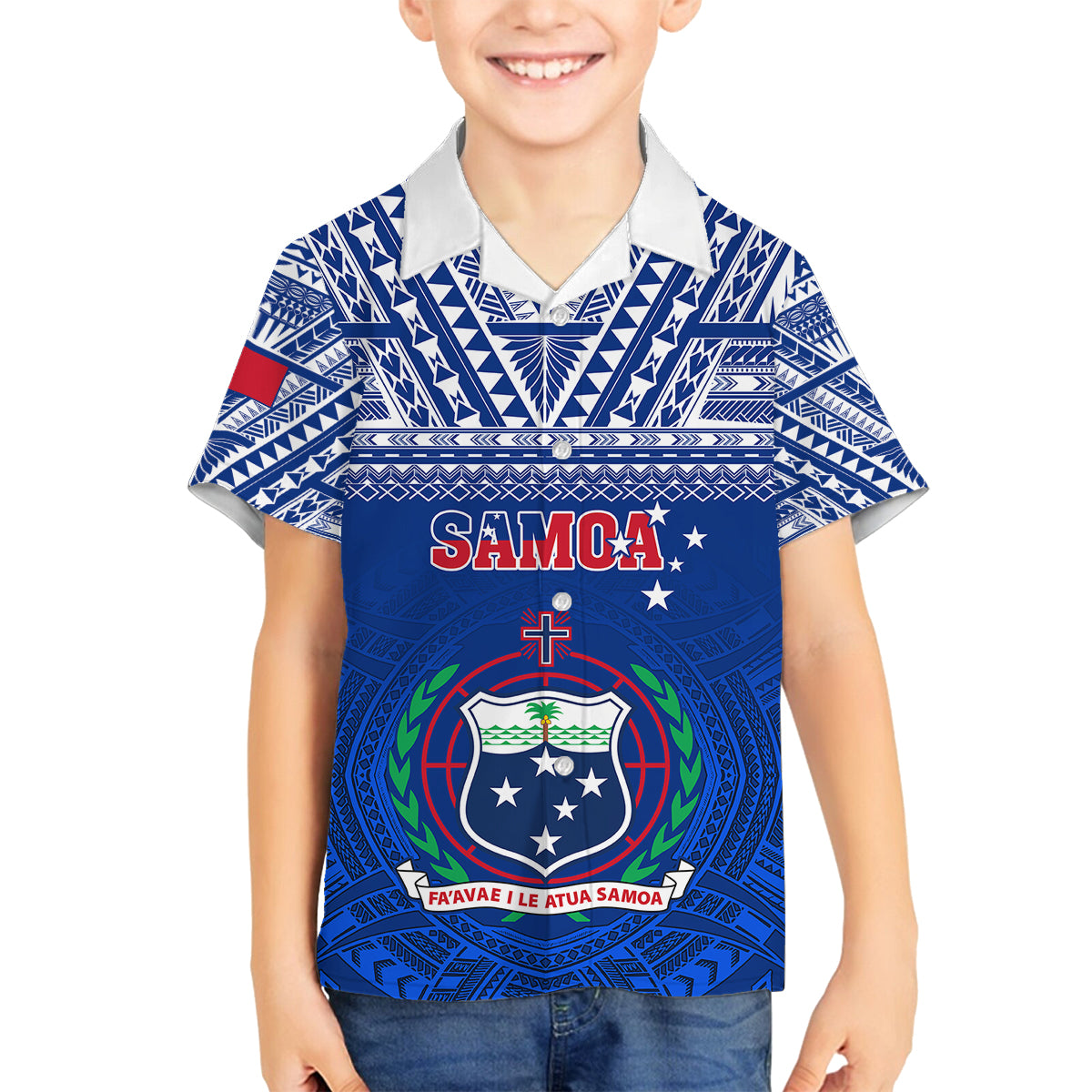 custom-samoa-rugby-family-matching-off-shoulder-short-dress-and-hawaiian-shirt-manu-samoa-polynesian-tatoo-pattern