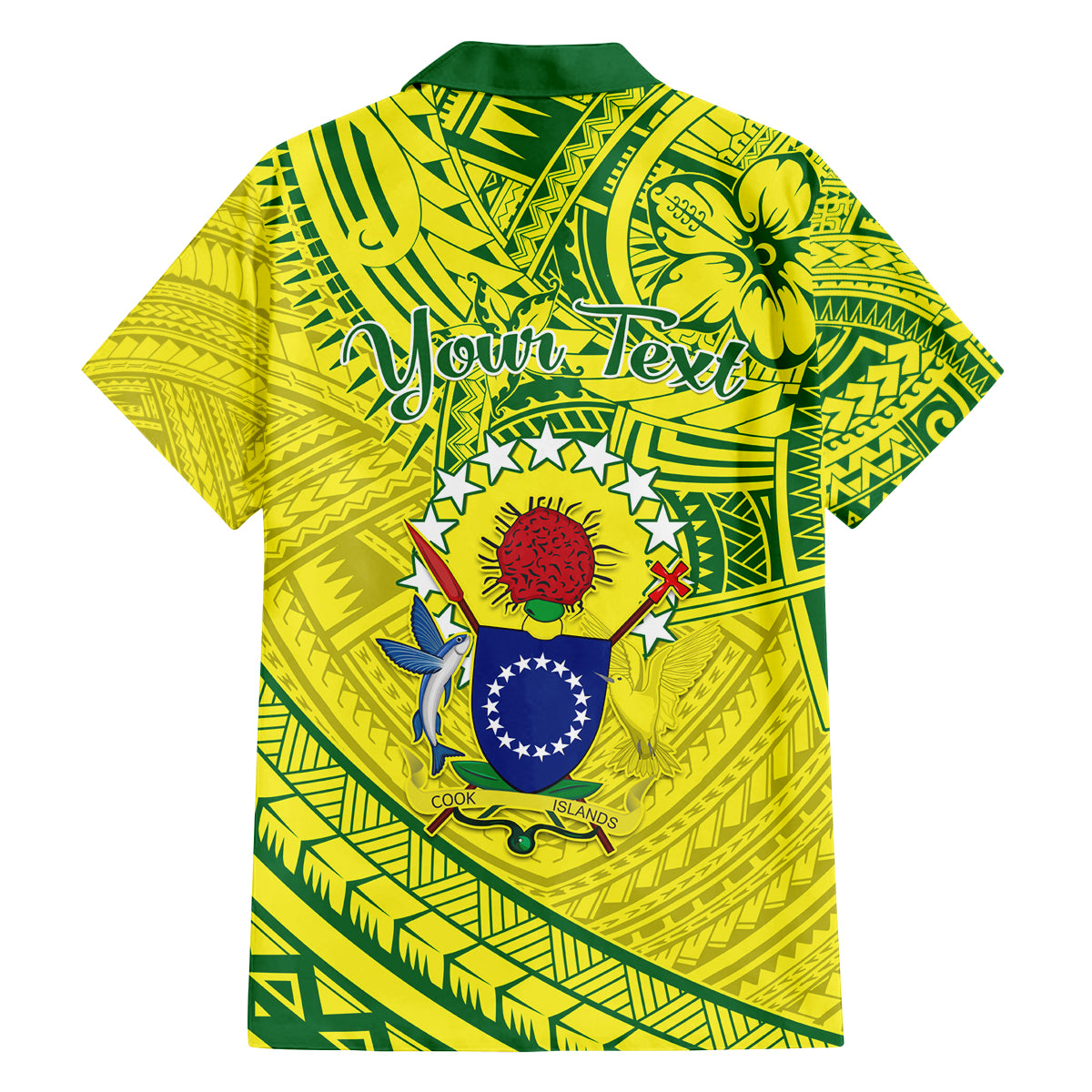 Kia Orana Cook Islands Family Matching Off Shoulder Maxi Dress and Hawaiian Shirt Turtle Yellow Green Polynesian Pattern LT01 - Polynesian Pride
