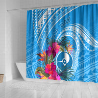 Yap Day Shower Curtain Nam nu Waqab Tropical Flower