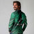 Personalised Aotearoa Matariki Long Sleeve Polo Shirt Green Fern Maori Poutama