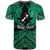 Personalised Aotearoa Matariki T Shirt Green Fern Maori Poutama