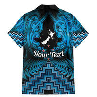 Personalised Aotearoa Matariki Family Matching Mermaid Dress and Hawaiian Shirt Turquoise Fern Maori Poutama LT01 - Polynesian Pride