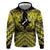 Personalised Aotearoa Matariki Hoodie Yellow Fern Maori Poutama