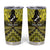 Personalised Aotearoa Matariki Tumbler Cup Yellow Fern Maori Poutama