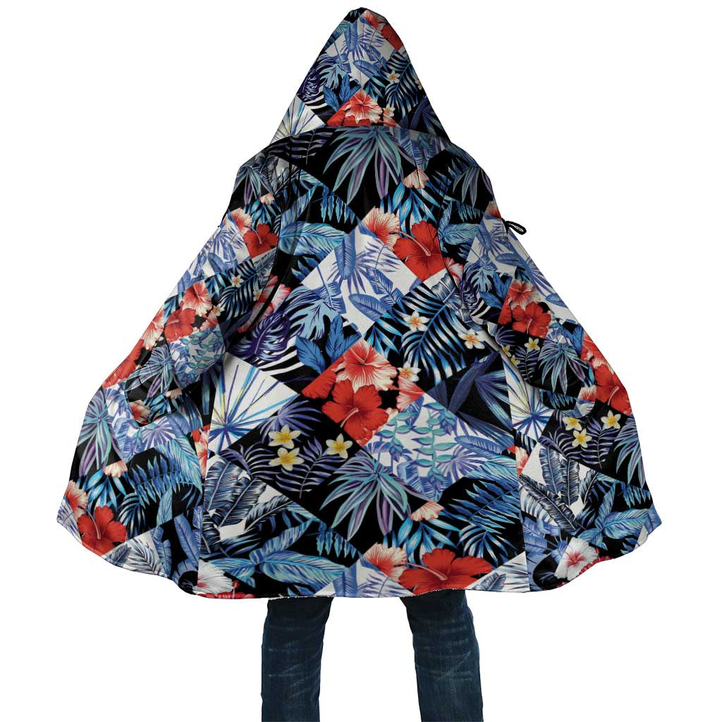 Hawaii Tropicana Blue Pattern Cloak - Polynesian Pride