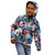Hawaii Tropicana Blue Pattern Kid Hoodie - Polynesian Pride