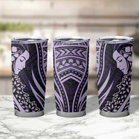 Polynesian Women Day 2024 Tumbler Cup Hibiscus Girl Tribal LT01 - Polynesian Pride