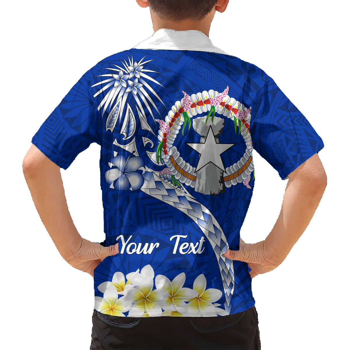 Northern Mariana Islands Commonwealth Day 2024 Kid Hawaiian Shirt Dolphin With Plumeria Flower LT01 - Polynesian Pride
