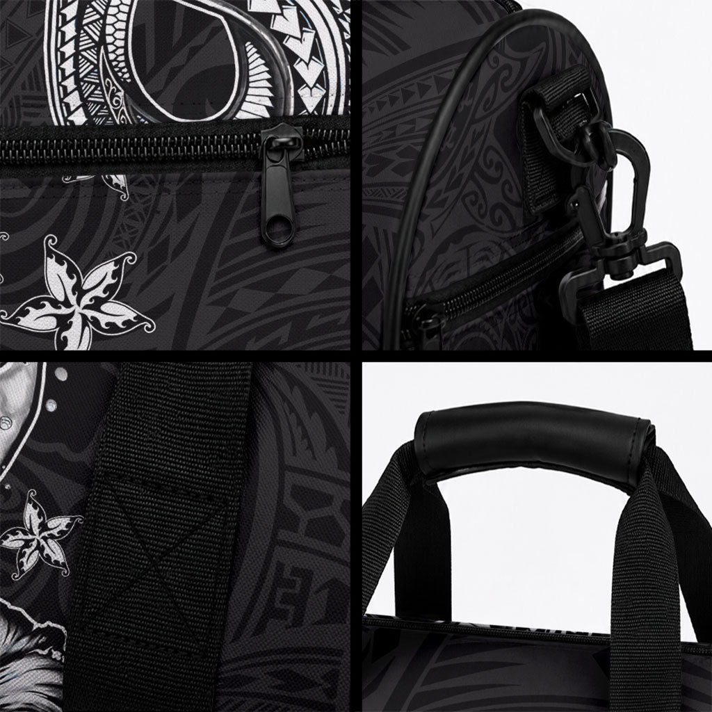 Hawaii Mermaid Monotone Duffle Bag Polynesian Pattern Fish Hook LT01 - Polynesian Pride