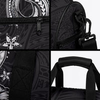 Hawaii Mermaid Monotone Duffle Bag Polynesian Pattern Fish Hook LT01 - Polynesian Pride