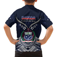 Samoa Independence Day Family Matching Off Shoulder Maxi Dress and Hawaiian Shirt Ula Nifo Mix Turtle LT01 - Polynesian Pride