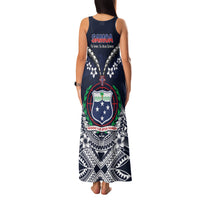 Samoa Independence Day Family Matching Tank Maxi Dress and Hawaiian Shirt Ula Nifo Mix Turtle LT01 - Polynesian Pride