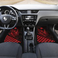 King Kamehameha Day Car Mats Kakau Polynesian Pattern