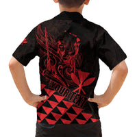 Personalized King Kamehameha Day Hawaiian Shirt Kakau Polynesian Pattern