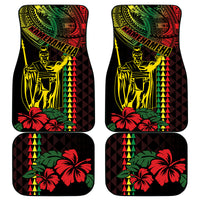 King Kamehameha Day Car Mats Hawaii Kakau Reggae