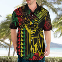King Kamehameha Day Hawaiian Shirt Hawaii Kakau Reggae