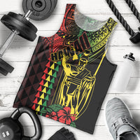 King Kamehameha Day Men Tank Top Hawaii Kakau Reggae LT01 - Polynesian Pride