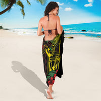 King Kamehameha Day Sarong Hawaii Kakau Reggae
