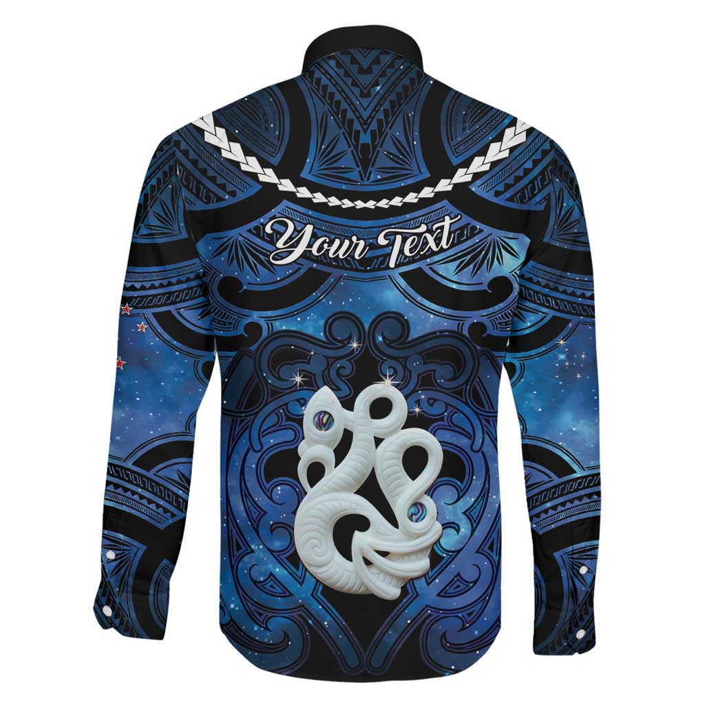 Personalized Maori Matariki Manaia Family Matching Mermaid Dress and Hawaiian Shirt Maori Kowhaiwhai Pattern Galaxy LT01 - Polynesian Pride