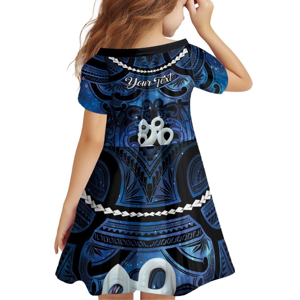 Personalized Maori Matariki Manaia Family Matching Tank Maxi Dress and Hawaiian Shirt Maori Kowhaiwhai Pattern Galaxy LT01 - Polynesian Pride