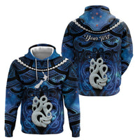 Personalized Maori Matariki Manaia Hoodie Maori Kowhaiwhai Pattern Galaxy